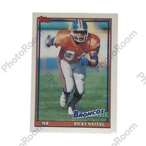 🟢 1991 TOPPS #557 RICKY NATTIEL PSA 10 GEM MINT POP 1 DENVER BRONCOS